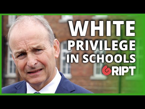 Micheál Martin asked about "white privilege" in schools