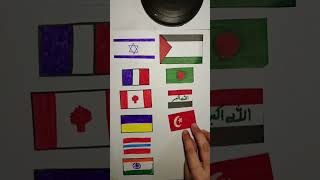 علق بعلم بلدك | Comment Your Country Flag #country #flag #palestine #فلسطين #art #draw #drawing