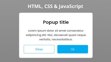 Create Responsive Popup Box using HTML, CSS & JavaScript | Dialog HTML Element