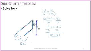 S2 V10 5 Angle bisector, midsegment, side splitter