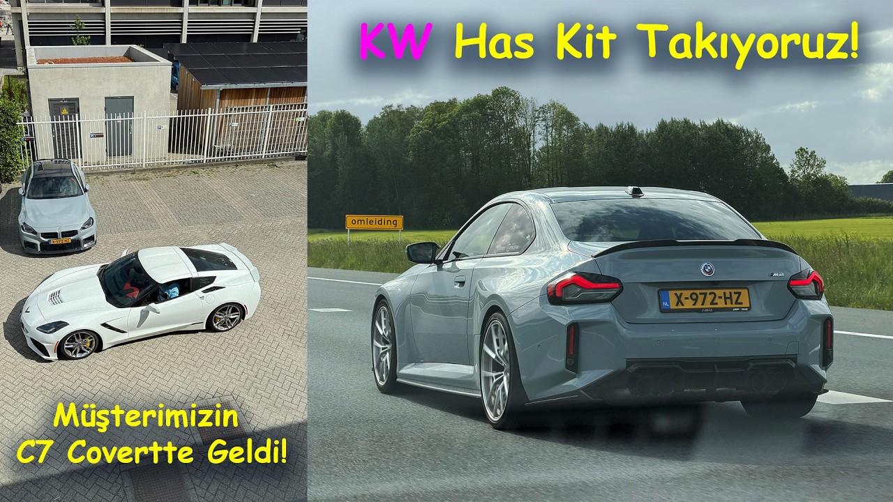 M2'ye Has Kit Takıyoruz, Müşterimizin Corvette C7 JP'den Geldi! | Japonic