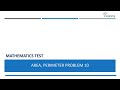 Sainik School Entrance Exam 2025 Area &amp; Perimeter Concept (Class 6 Math) Problem 10