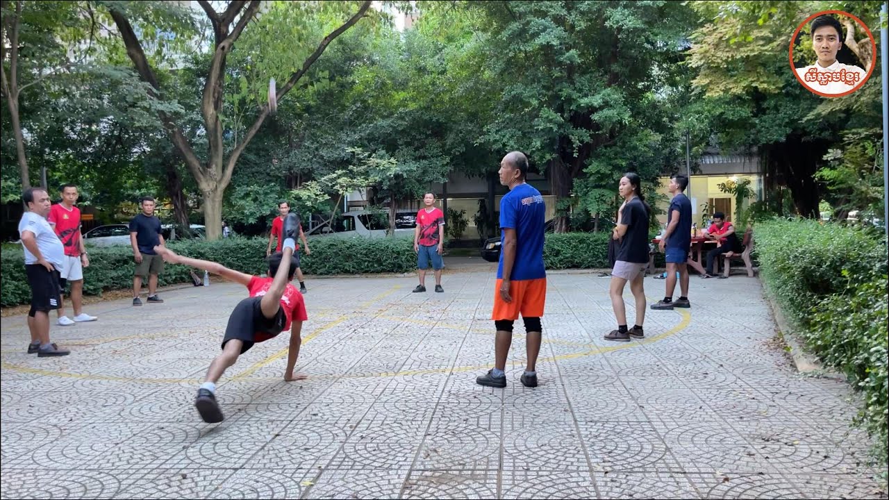 WATCH AMAZING 🌸 Khmer Shuttlecock Performance Team Play || Torn Sokly Cambodia