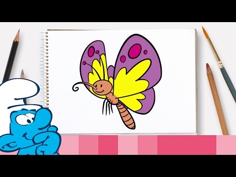 Video Vẽ con bướm như thế nào • Xì Trum - youtube