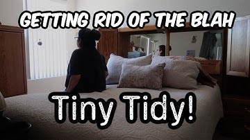 CLEAN WITH ME, TRYING TO FEEL BETTER, GET BETTER!! TINY TIDY TUESDAY!  CLEANING MOTIVATION