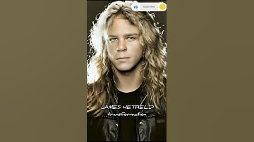JAMES HETFIELD TRANSFORMATION #shorts #aishorts #viralshorts #jameshetfield #celebrity