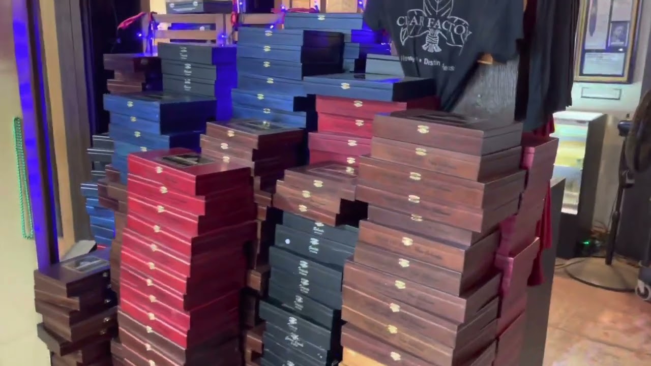 Humidor Tour of New Orleans Cigar Factory