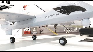 Z51 PREDATOR RC US UAV (MQ-9 REAPER) 2CH DIY PLANE/DRONE UNBOXING BUILD & QUICK MOTOR TEST