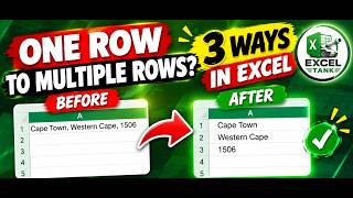 Full Stop Copy & Pasting! Split Excel Data Into Rows Automatically News