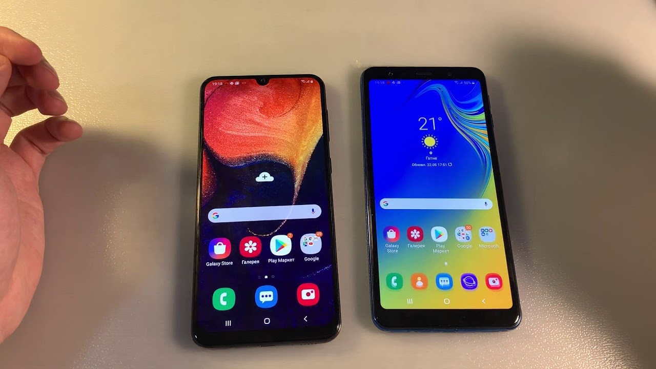 Galaxy A50 vs Galaxy A7 (2018): qual é o melhor celular Samsung com câmera  tripla - DeUmZoom