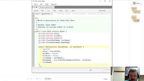 Greenfoot Lesson 5 Conway