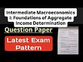Intermediate MacroeconomicsI: Foundations of Aggregate Income Determination sol du ba semester 4