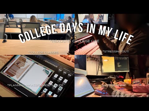 PLAN WITH ME | Getting my college life back together + Digital bullet journaling & Study Vlog