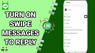 How To Turn On Swipe Messages To Reply On Line App screenshot 5