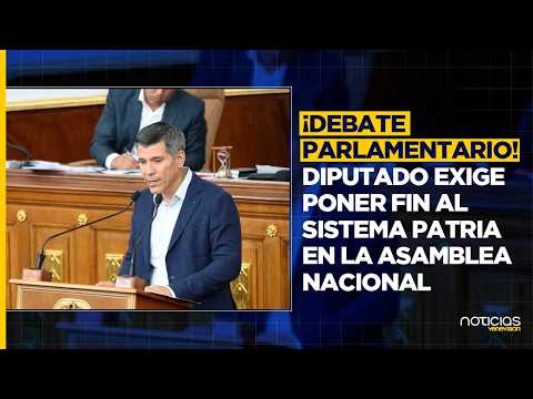 PROPOSAL IN THE AN! David Uzcátegui ratifies request to eliminate the Patria System