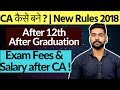 How to become CA after 12th, Graduation | New Rules | Chartered Accountant | Fees &amp; Dates