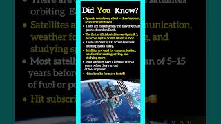 There are over 8,000 active satellites orbiting Earth today.#short