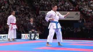 Final Male Kata. Antonio Diaz of Venezuela. 21st WKF World Karate Championships Paris 2012