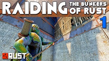 RAID Testing 2 FLOORSTACKED Bunkers In RUST