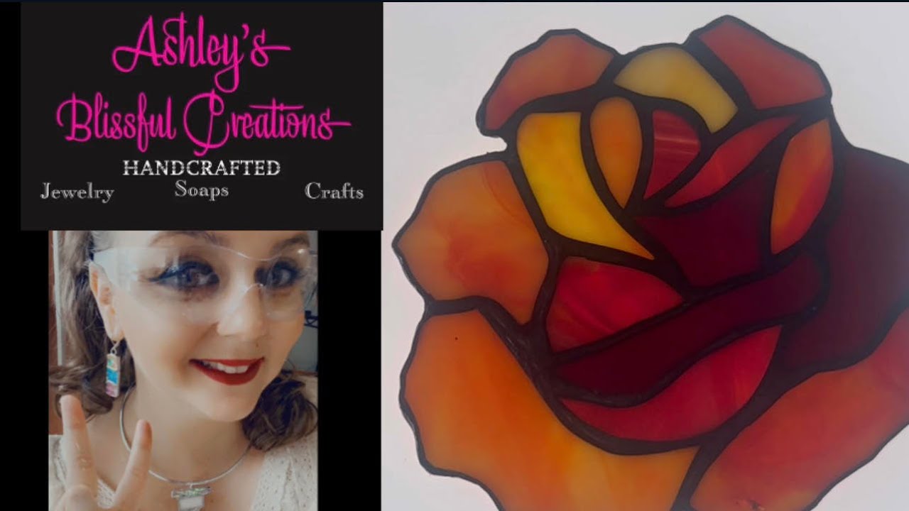 DIY Stained Glass Rose Tutorial | Step-by-Step Guide for Stunning