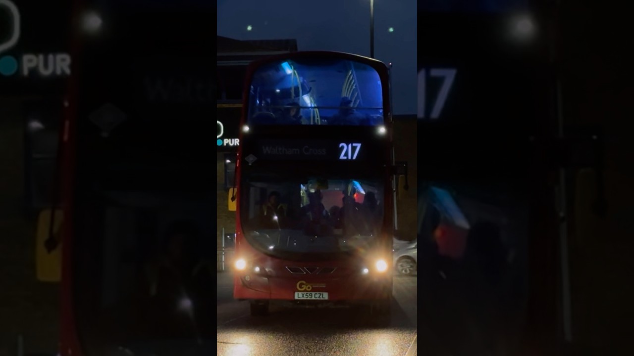 London Bus Route 217 To Waltham Cross 🚎🇬🇧 | 