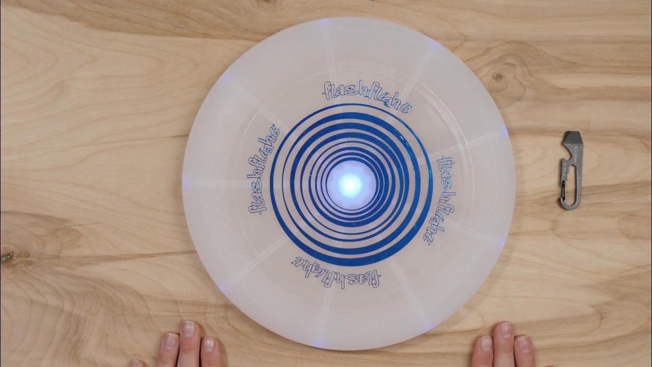 Flashflight LED Flying Disc Battery Replacement Directions YouTube