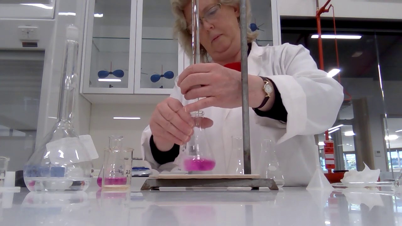 Titration of vinegar solution with NaOH YouTube