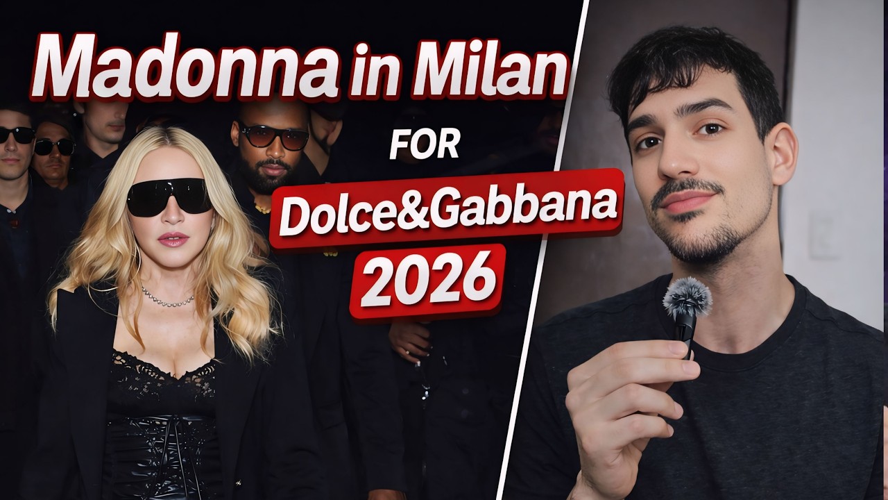 Мадонна покорила Милан: почему ее появление в Dolce & Gabbana было эффектным шагом.