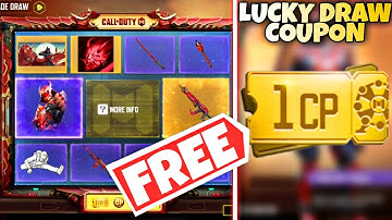 HOW TO GET FREE 1 CP LUCKY DRAW COUPON IN SEASON 7 COD MOBILE TO GET EPIC CHARACTERS AND WEAPONS