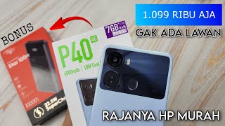 This is the KING of CHEAP PHONES! 1,099,000 IDR, RAM up to 7GB, 6000mAh, 18W - ITEL P40 Indonesia