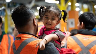Amazon employees around the world give their kids a behind-the-scenes look before the holidays