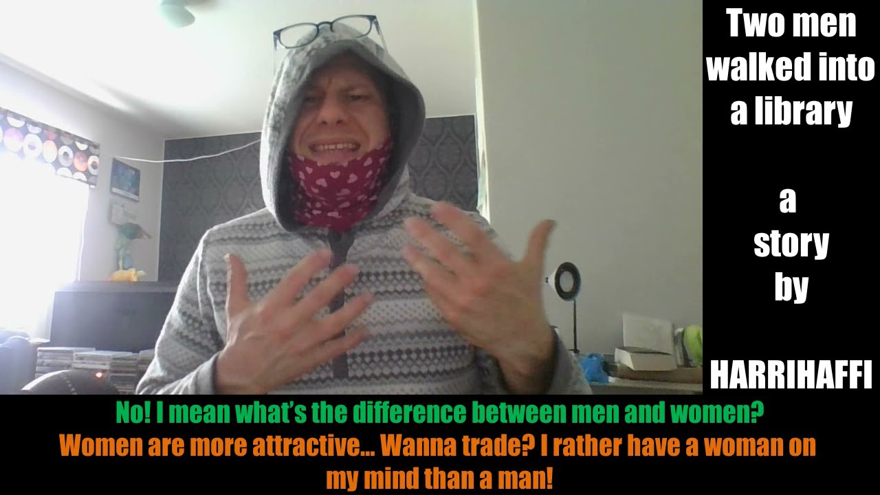 two men walked into a library - A story by Harrihaffi