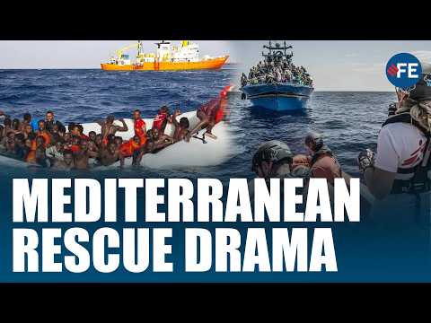 Mediterranean Rescue Mission Saves Dozens Of Migrants At Sea | Scary Operation On Cam! | World News