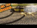 RC Car Sparks Smoke Drifting Burnouts + CRASH!