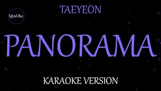 TAEYEON - Panorama (Karaoke Version by QraOke)