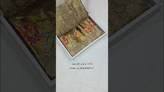 latest fancy banarasi saree 🎁silk saree wholesale #available #saree