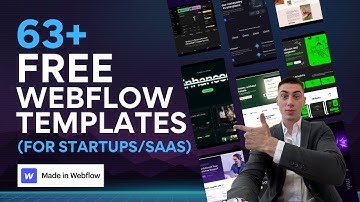 63+ Free Webflow Templates for Startups / SaaS