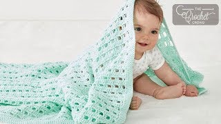 Easy Happy Baby Crochet Baby Blanket