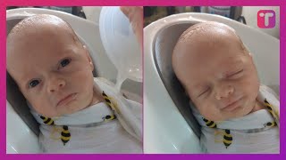 Preemie Baby Gives Mom 'Bonus Smiles' When Bathed