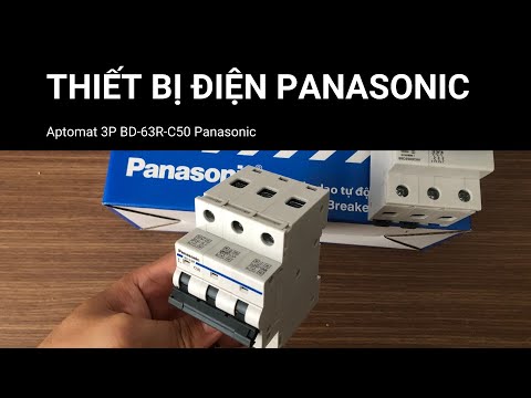 Video Aptomat Chống Giật Panasonic 50A MCB BD-63R |... - youtube