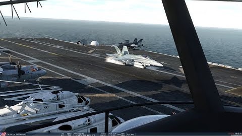 DCS F/A-18C Case 1 Carrier Landing