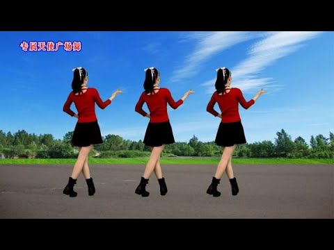 《天冷了别冻着》我在远方牵挂着，歌甜舞又美，送给每一位朋友【专属天使广场舞】