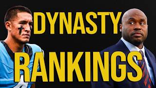 Steve Smith's OFFICIAL Dynasty WR Rankings & Tiers! 👑 (First Ever)
