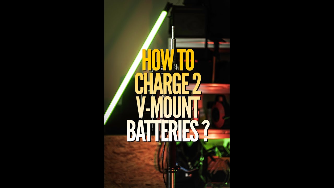 How to CHARGE 2 V-MOUNT batteries with an 