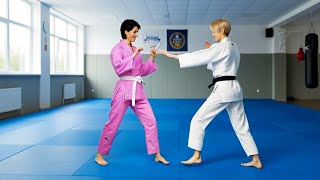 Julie and Alexia play judo together. Who will win?