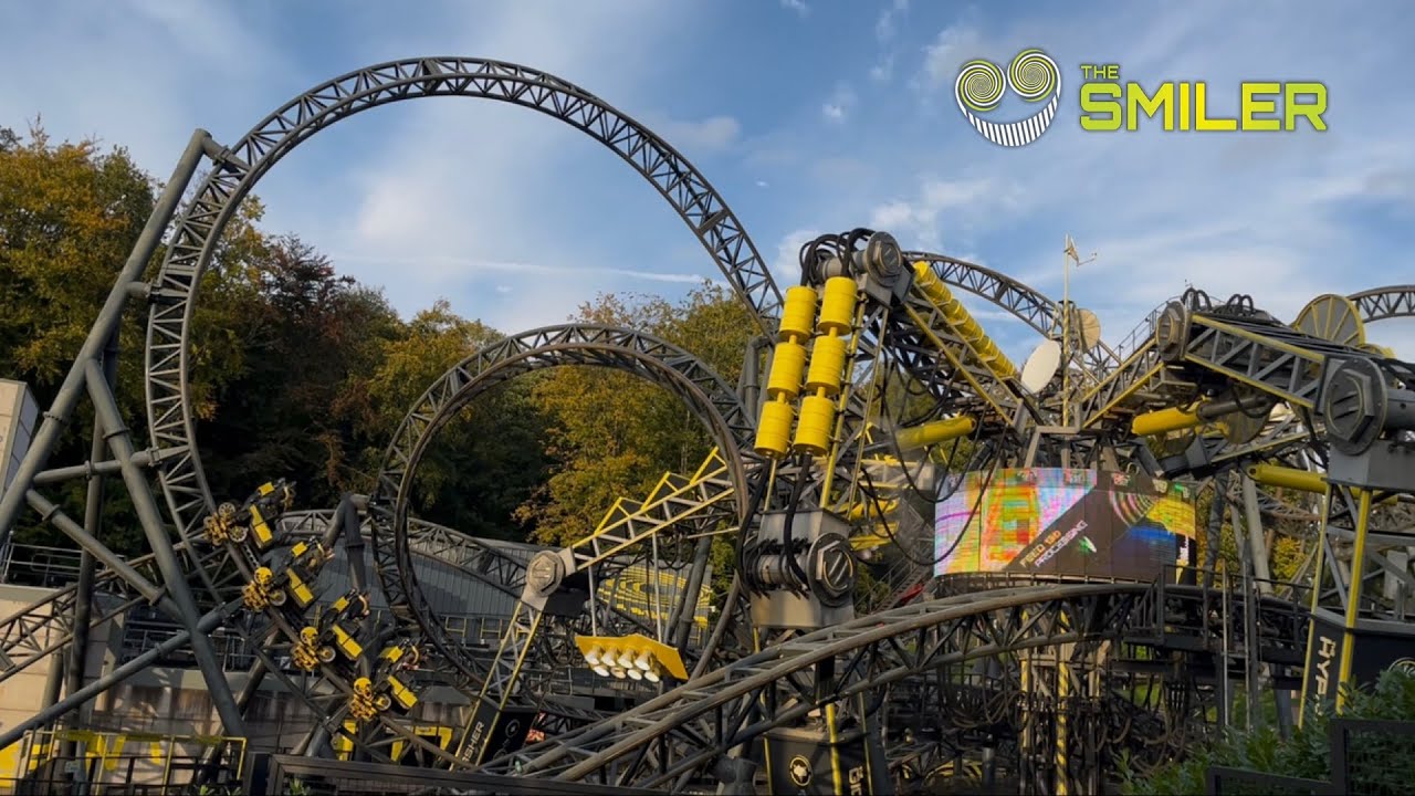 Alton Towers The Smiler (off ride footage)