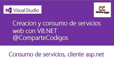 Creación y consumo de servicios web en VB.NET y ASP.NET