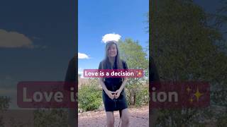 Love is a decision, not a feeling ✨❤️#Jesus #GodsLove #Compassion #Kindness #Faith