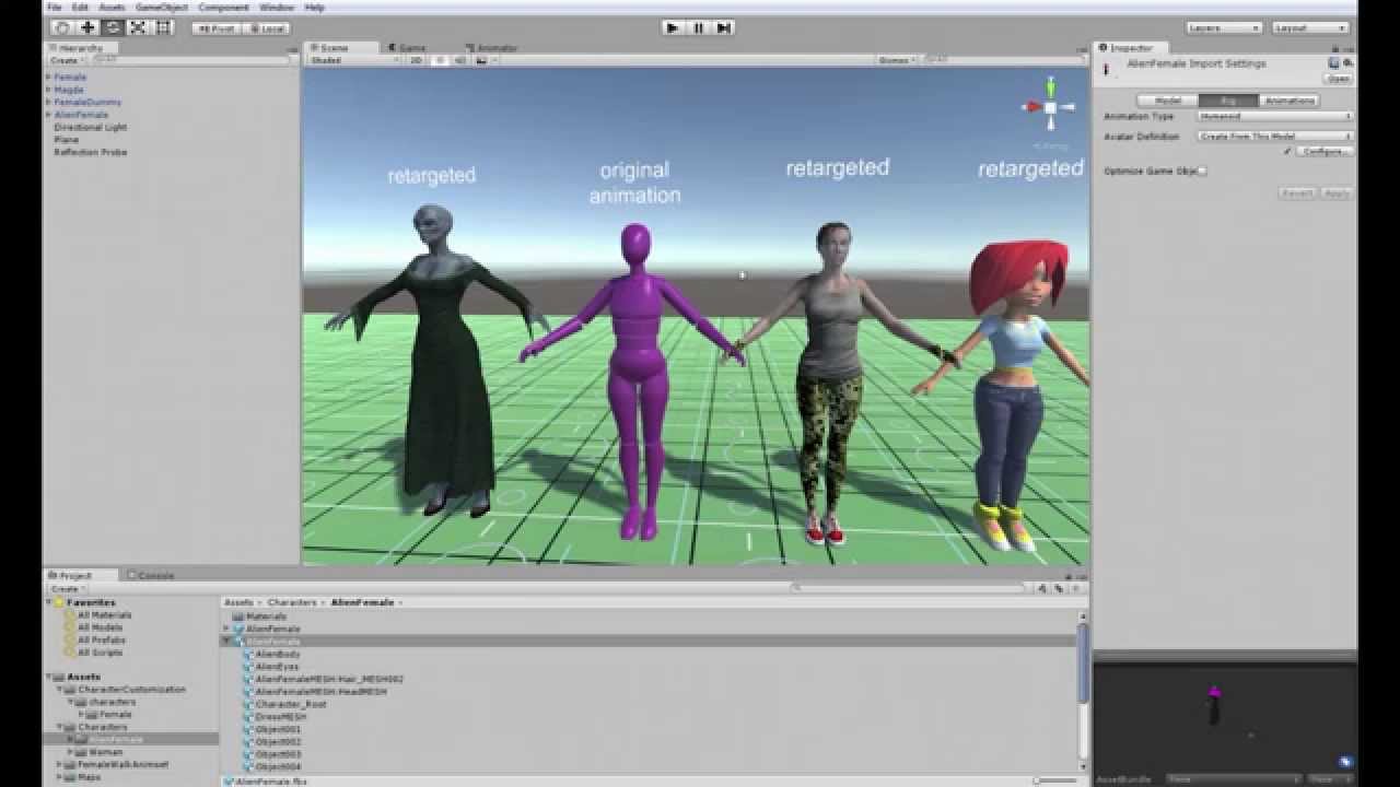 Why is the 'T-Pose' the default pose used when animating 3D models