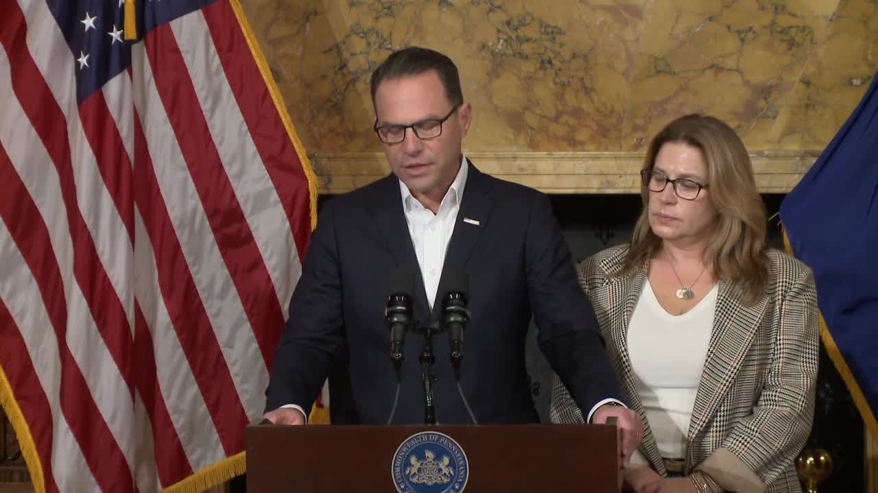 'He tried to burn our family to death while we slept' | Pa. Gov. Josh Shapiro makes statement aft...